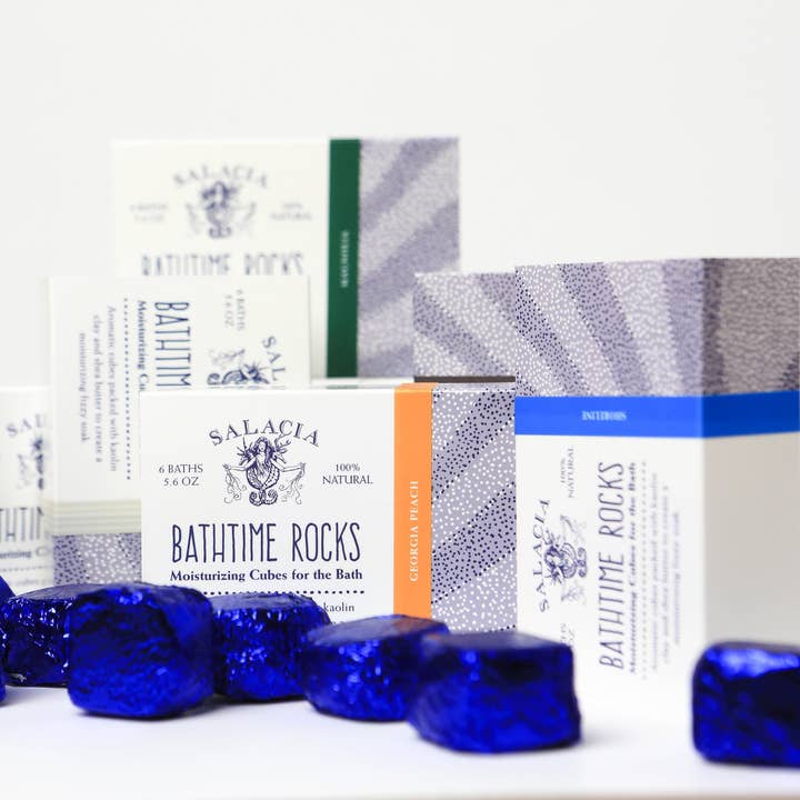 BATH BOMBS: BathTime Rocks (72 units) in 3 scents for wholesale by Salacia Salts | Soaps | Bath Bombs | Lip Balms | Soy Candles