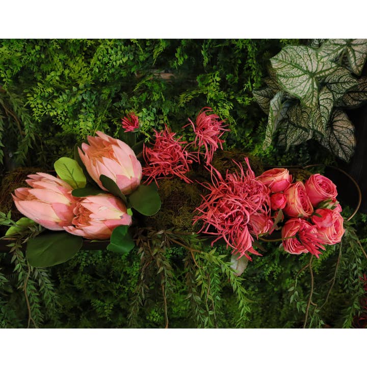 David Christopher's Collection - Wholesale Artificial Flowers - Protea Spray 22” - Pink