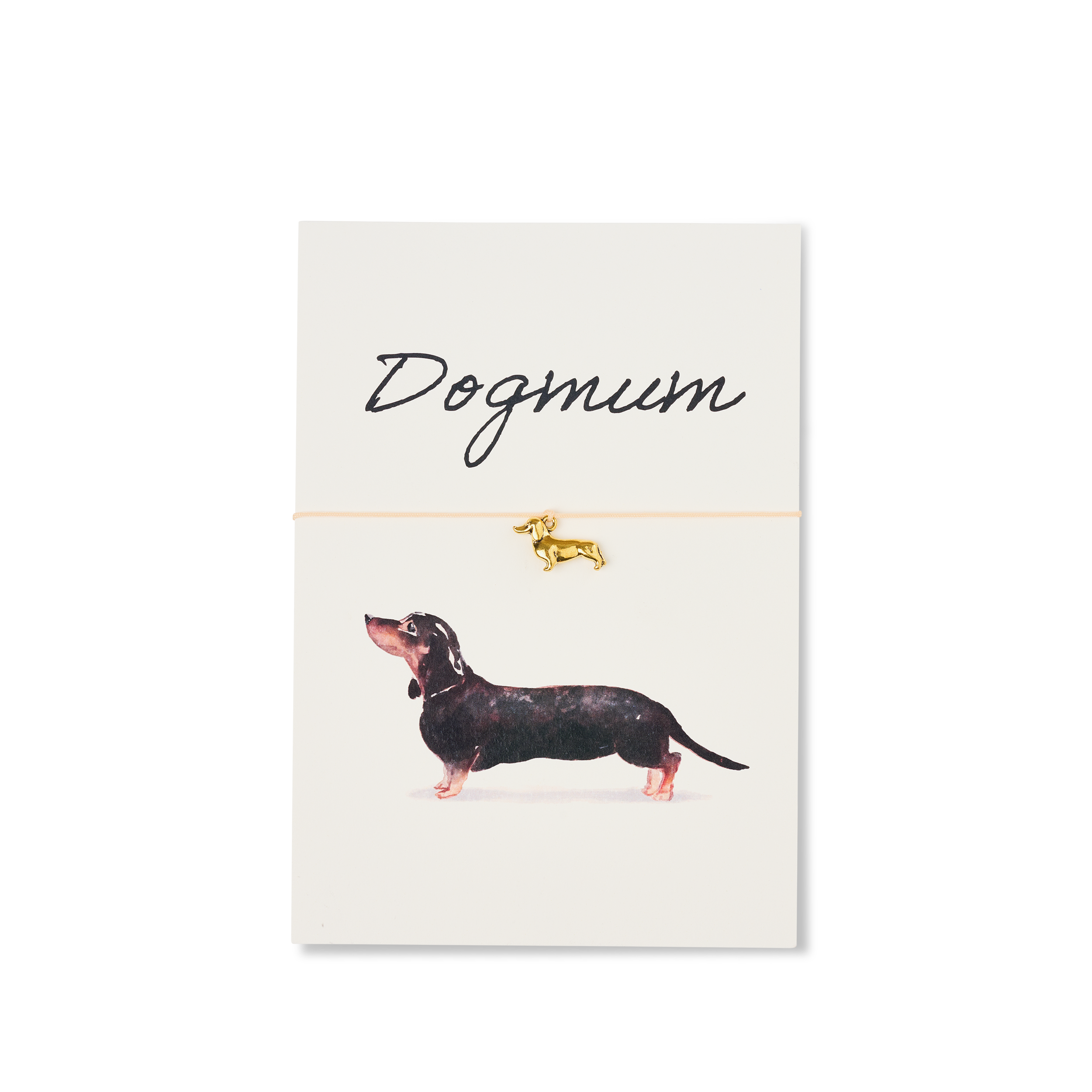 by Vivi. e. K. - Wholesale Charm/Dangle Bracelet - Armband-Karte: Dogmum - Dackel Dunkel0