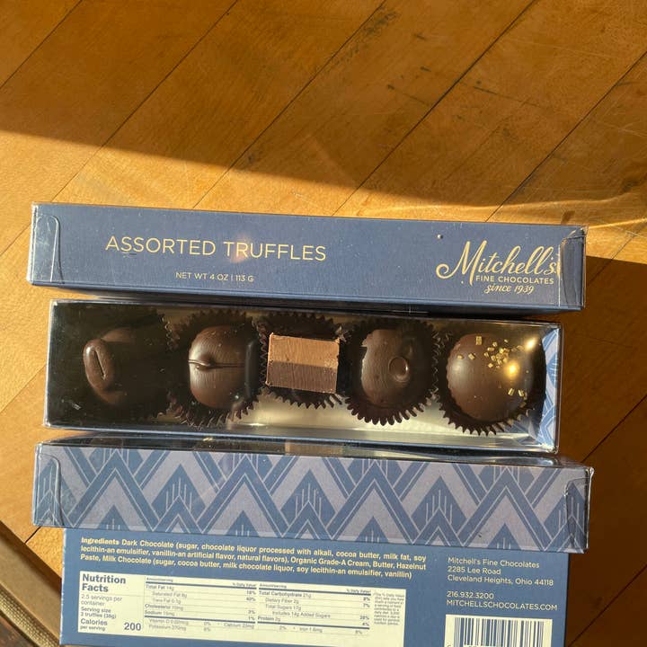 Mitchell's Fine Chocolates - Wholesale Chocolate box - Dark Chocolate Assorted Truffles1