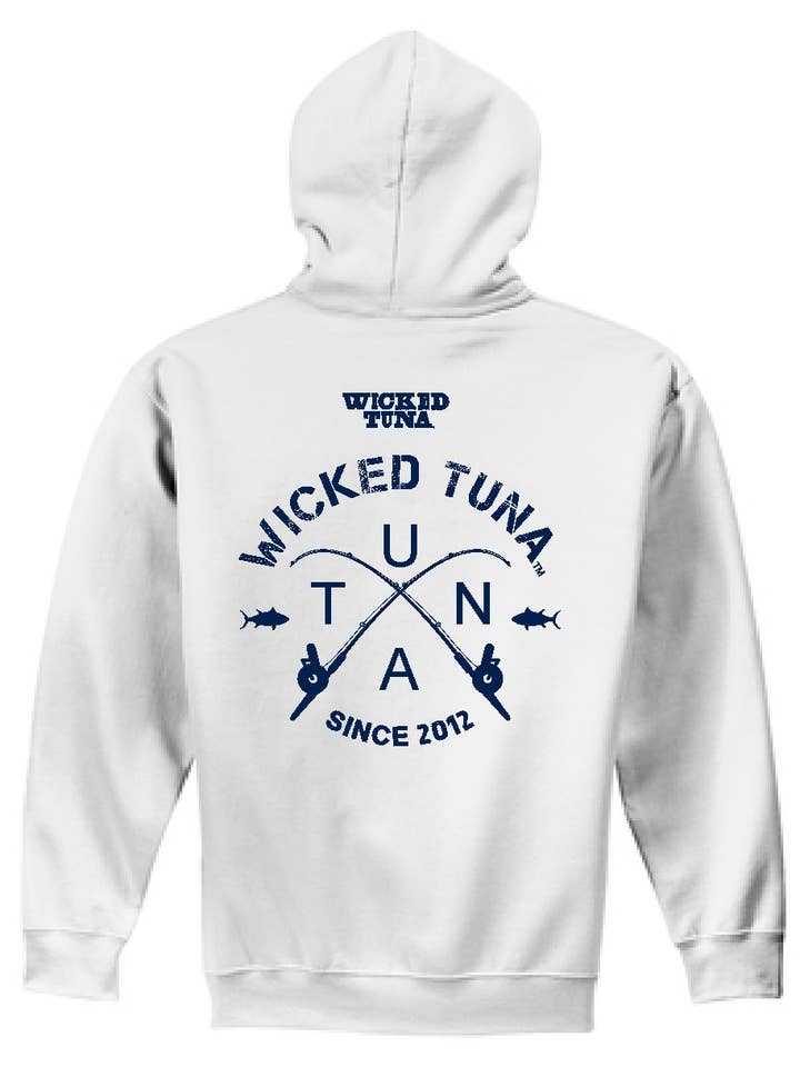 Sudadera con capucha Wicked Tuna con ganchos cruzados (2XL, 3XL) para venta al por mayor de Wicked Tuna