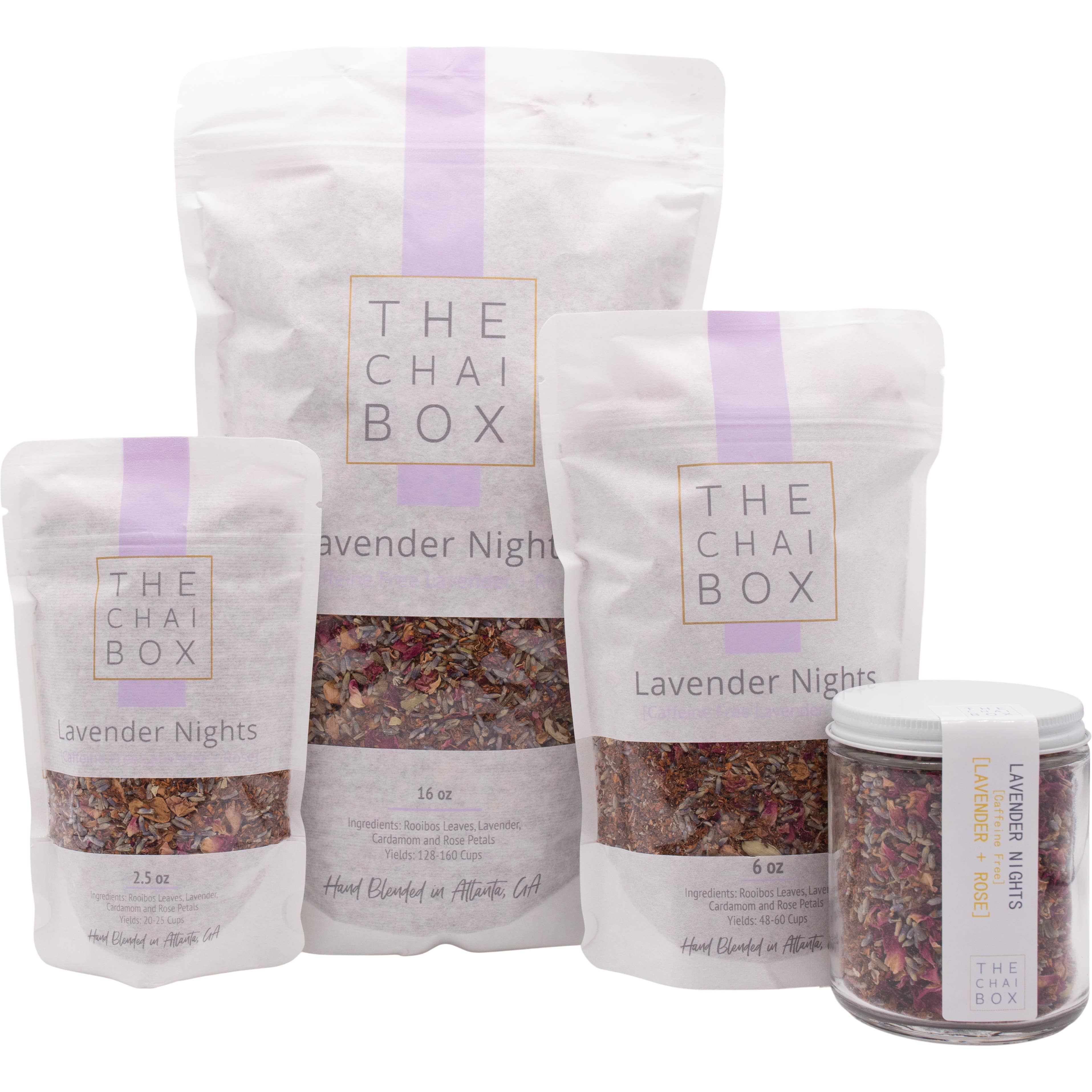 The Chai Box - Wholesale Loose Tea - Lavender Nights - Caffeine Free Rooibos Lavender Tea1