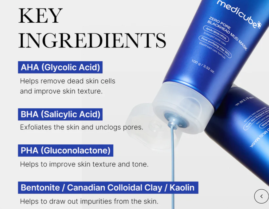 Best Beauty Group - Wholesale Skincare Face Mask - MEDICUBE Zero Pore Blackhead Mud Mask4