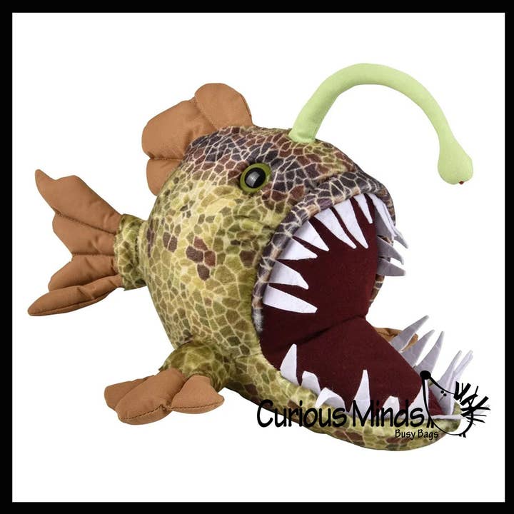 Curious Minds Toys - Wholesale Stuffed/Plush Toy - Kids & Baby - 1 Plush Anglerfish Stuffed Animal Toy - Plushie Stuffie Ocea3