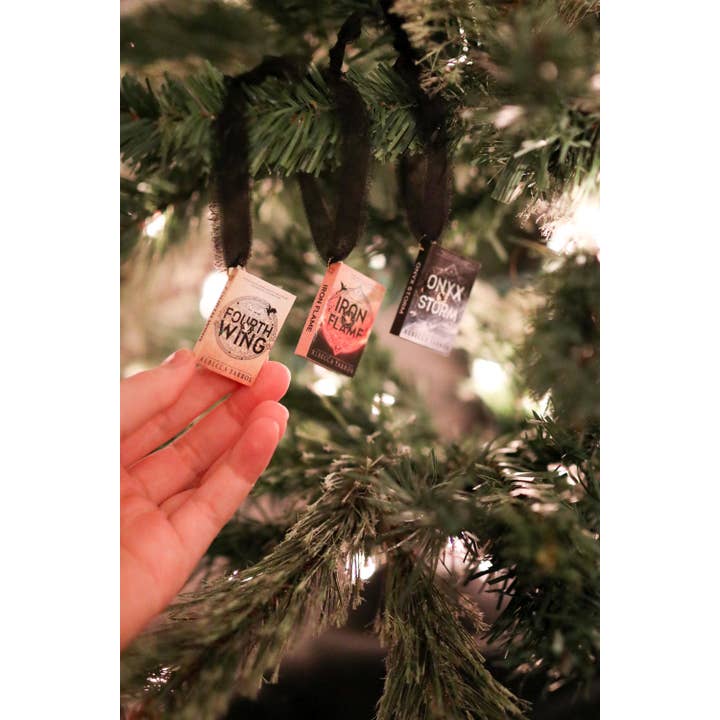 The Sticker Shop - Wholesale Ornament - Fourth Wing Mini Book Ornaments13