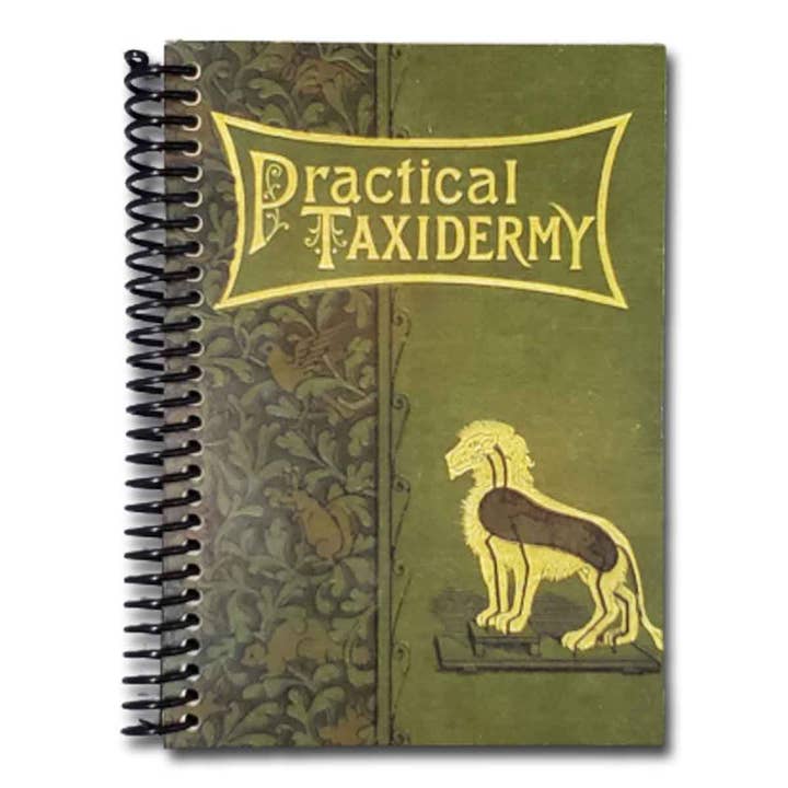 Practical Taxidermy Blank Notebook for wholesale by ChicalooKate