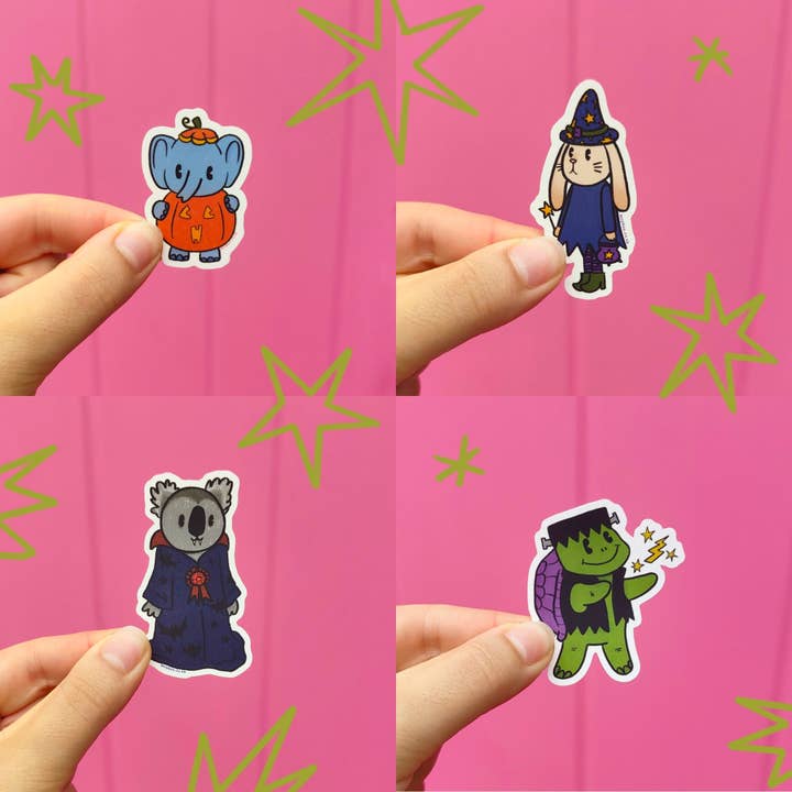 Halloween Gang Stickers for wholesale by Mopbox