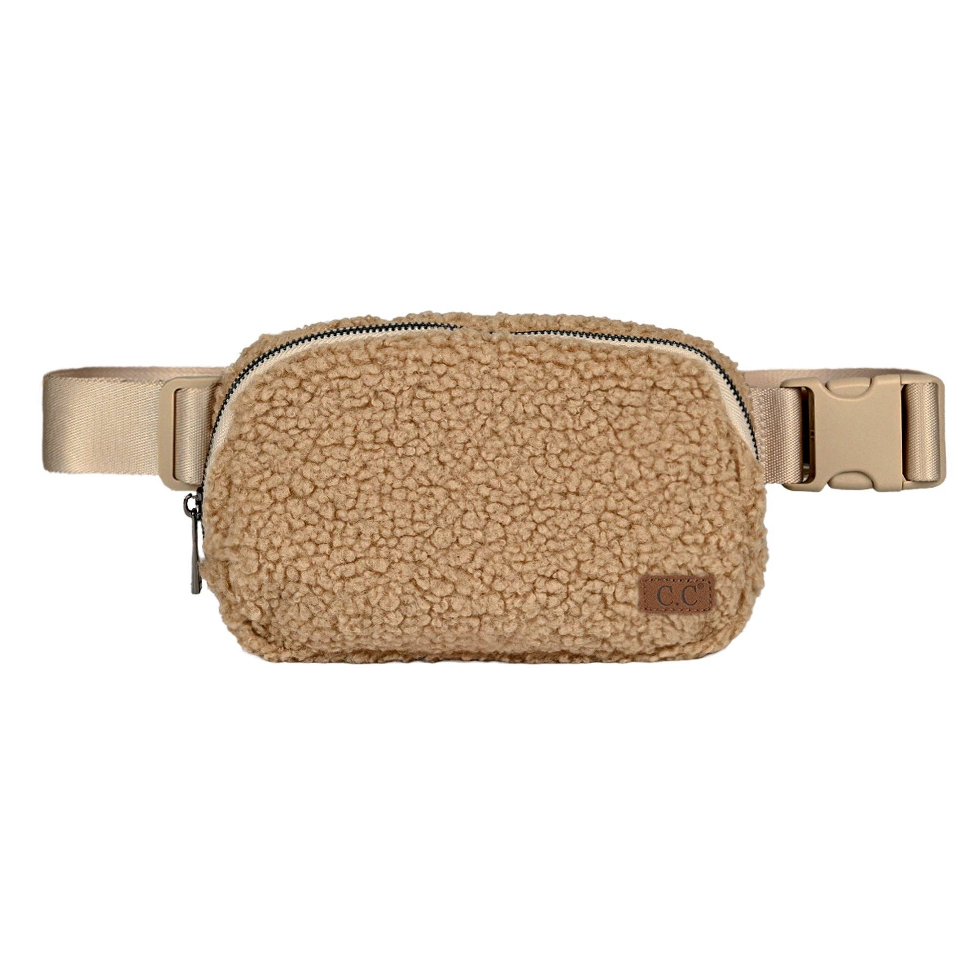 Truly Contagious - Wholesale Belt Bag - Women's - CC Sherpa Unisex Belt Bag Fanny Pack BGS00574