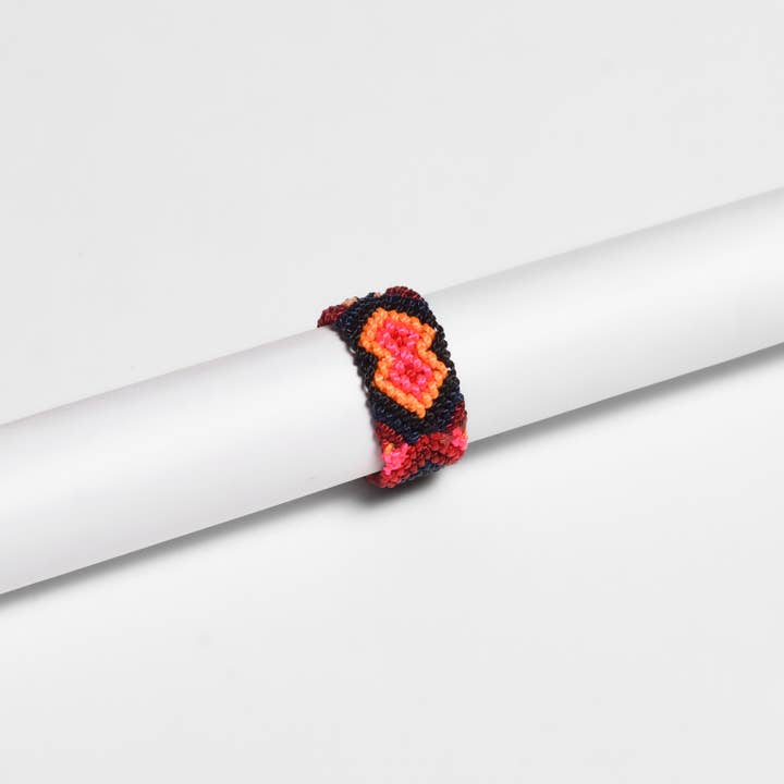 Lumily - Vendita all'ingrosso Anello midi/a fascia - Anello Intrecciato in Macramè dell'Amicizia - Messico6