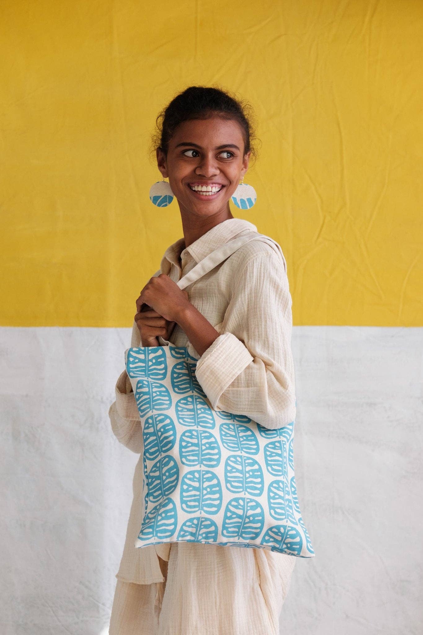 Rise Beyond the Reef - Wholesale Draagtas - Dames - Klassieke canvas draagtas met Laubu-print15