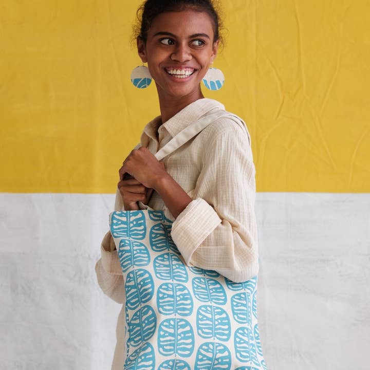 Rise Beyond the Reef - Wholesale Draagtas - Dames - Klassieke canvas draagtas met Laubu-print15