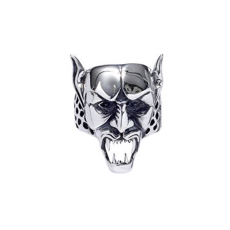 Anillo de Vampiro Nosferatu de Plata para venta al por mayor de Midhaven Ltd - Tribal Steel