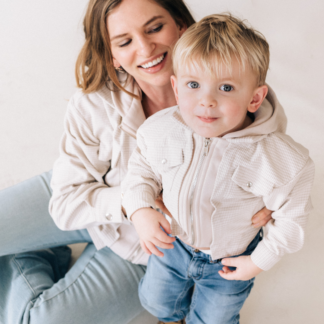 HAHA MAMA Clothing - Wholesale Jacket - Women's - Textured Khaki Jacket - Women4