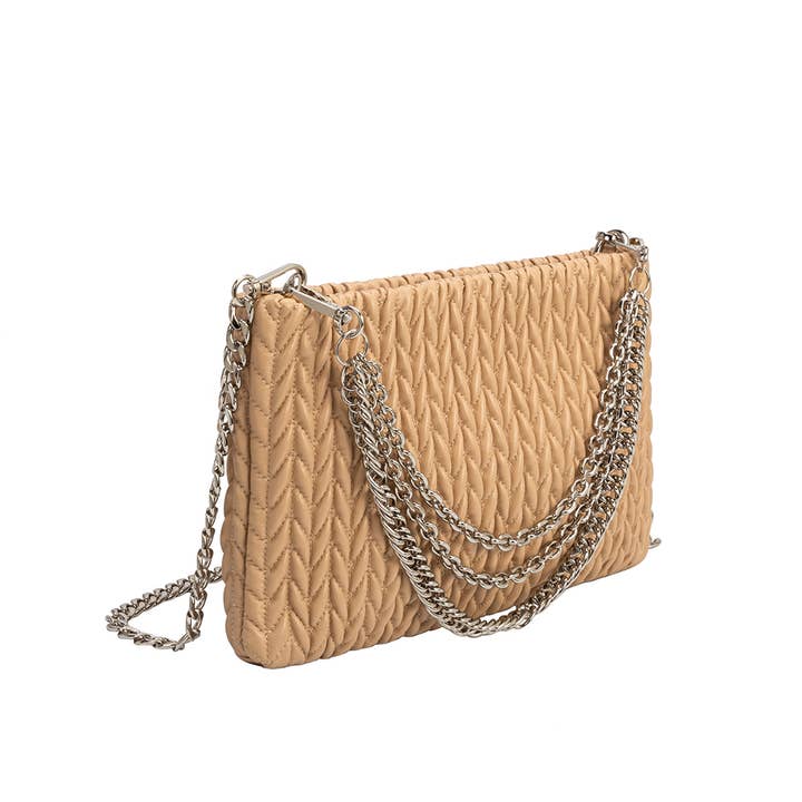 Melie Bianco - Wholesale Crossbody Bag - Women's - Erin Tan Small Crossbody Bag