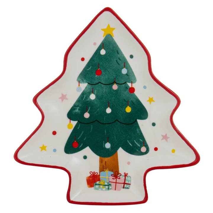 Dasher Christmas Tree Dish for wholesale by Ladelle Group