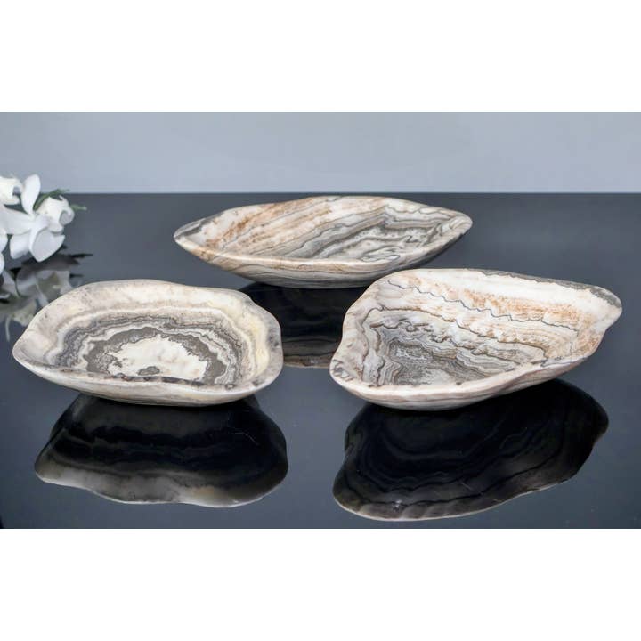 Verbazingwekkende Zebra Onyx Luxe Sieradenschaaltjes, Sieradenschaal Kunst voor wholesale door OnyxBowl