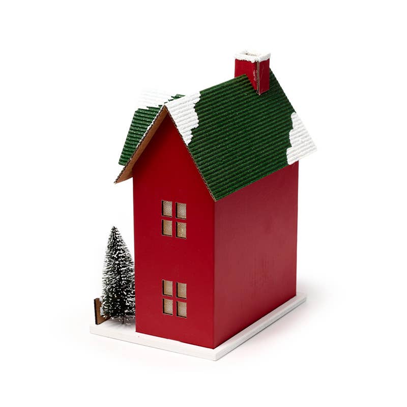 Puckator Ltd - Wholesale Ornament - Christmas Town House LED Decoration3