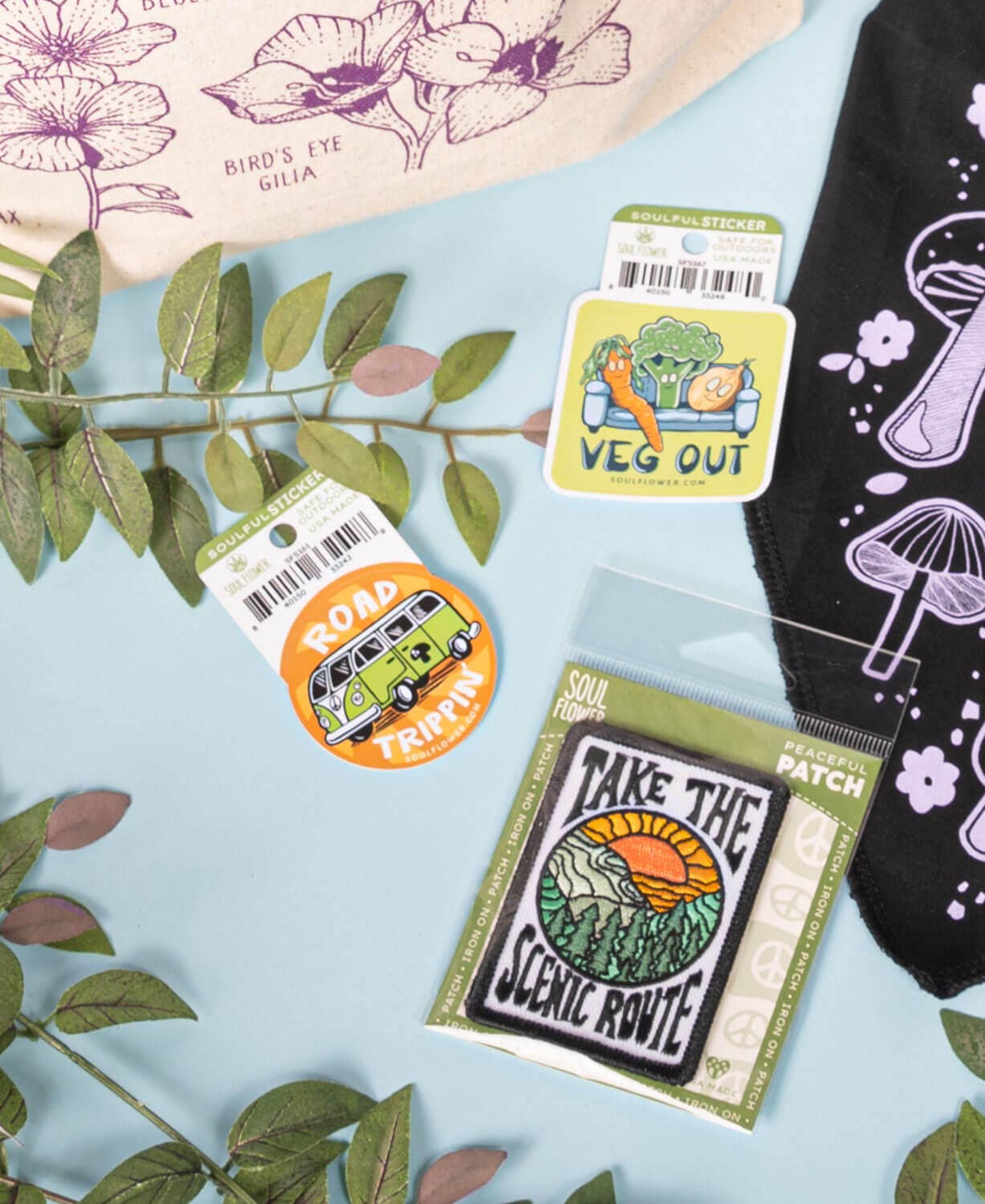 Soul Flower - Wholesale Patch - Take the Scenic Route Iron-On Patch2