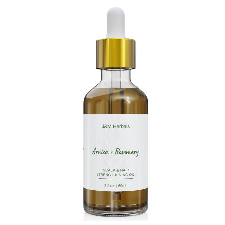 J&M Herbals - Wholesale Hair Oil - Arnica + Rosemary Hair oil