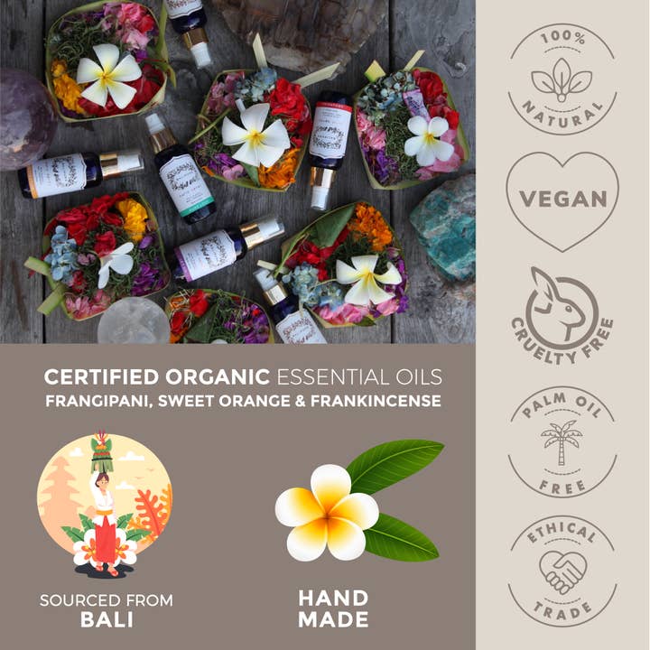 Balipura - Venta al por mayor Spray de minerales - Aura Smudge Mist 7 Chakras con infusión de cristales, 100 ml