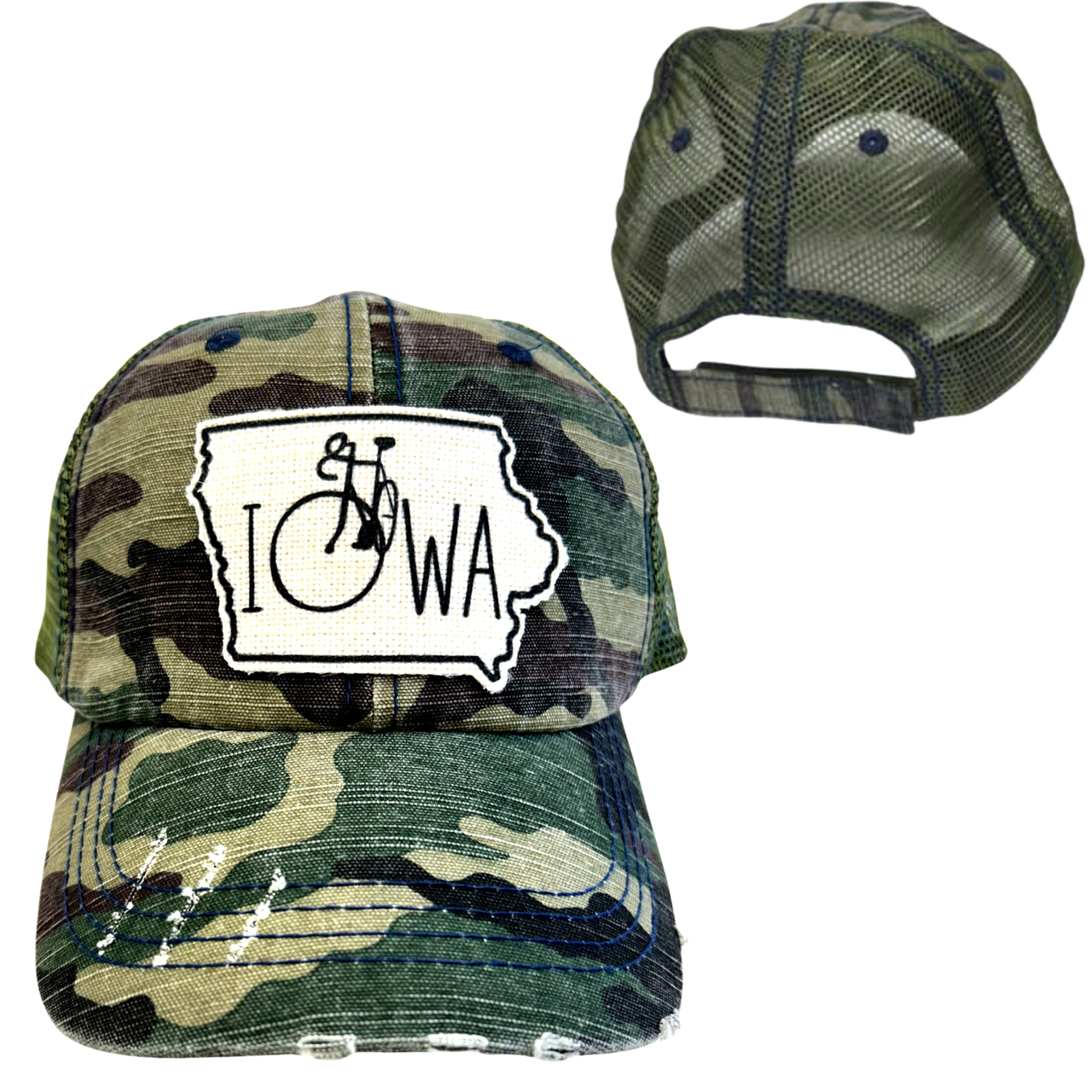 dkhandmade - Vente Casquette de camionneur – femme - CHAPEAU DE VÉLO IOWA6