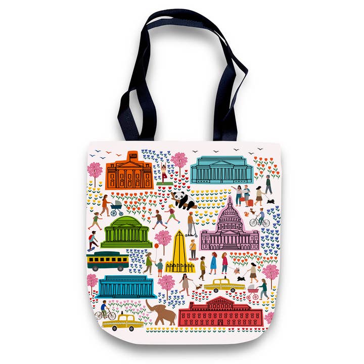 Naked Decor - Wholesale Tote Bag - Women's - Tote Bag: Spring in DC