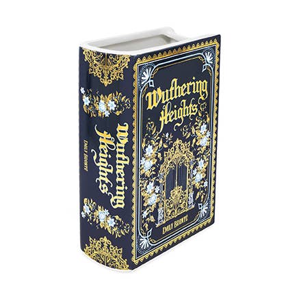 Grand vase en forme de livre, Les Hauts de Hurlevent pour la vente par Steel Mill & Co UK