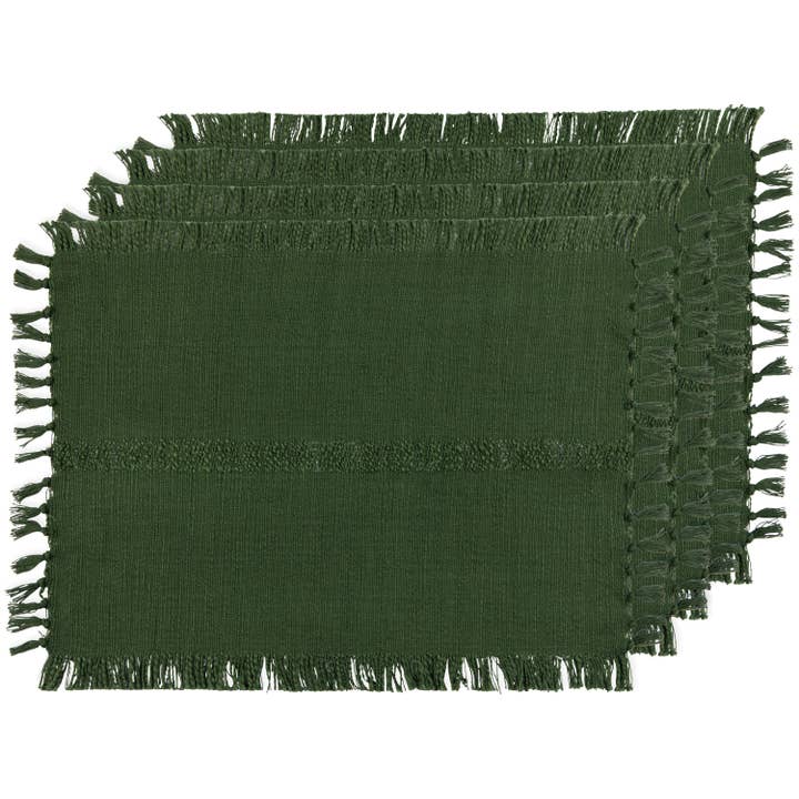 Ravel Placemats Set of 4 - Cedar for wholesale by Danica Heirloom