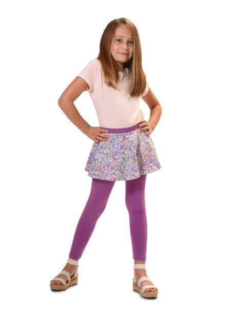 Leap Skeggings - Geranium for wholesale by FUZEDwear