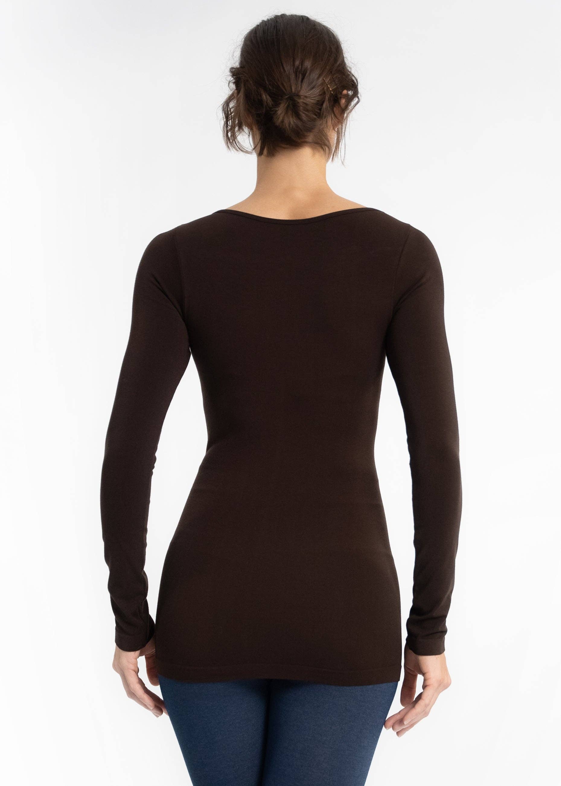 ELIETIAN - Vendita all'ingrosso Maglietta - Donna - Manica Lunga Reversibile23