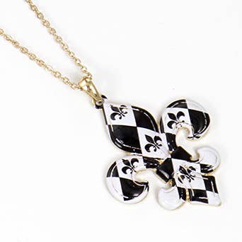 OHBOOBA DESIGN – Colar pingente/pendente por atacado – Colar Dálmata de Lis banhado a ouro1