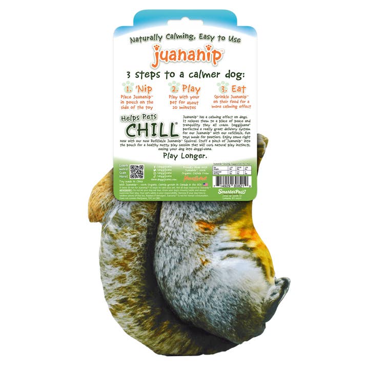 Doggijuana - Wholesale Pet Toy - Dog - Get Outside Squirrel Refillable Dog Toy5