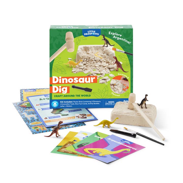 Craft Around the World: Dinosaur Dig for wholesale by Little Passports Inc