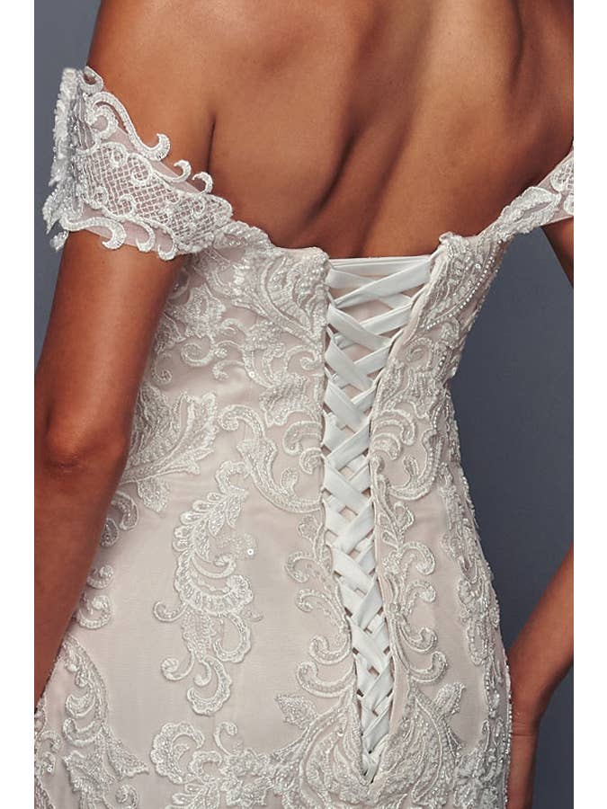 Babyfox Apparel - Vente Robe de soirée – femme - Robe de mariée sirène à encolure cœur dénudée5