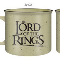Lord of the Rings Gondor Elven Text 20oz Ceramic Camper Mug for wholesale by Silver Buffalo
