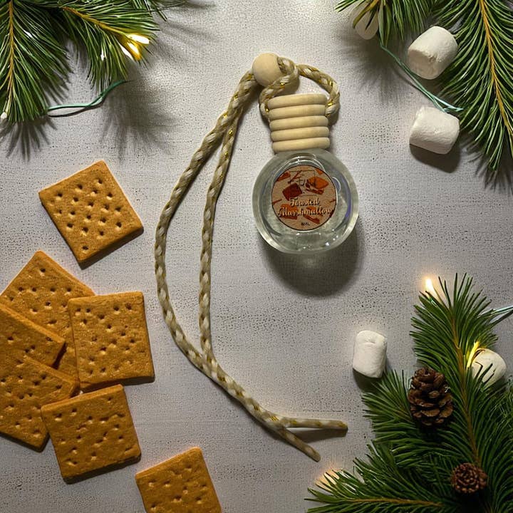 EcoAroma Car Diffuser Toasted Marshmallow 8ml - Christmas for wholesale by The Twisted Wick