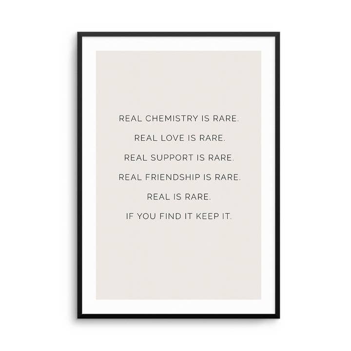 Echte liefde is zeldzaam print voor wholesale door D'LUXE PRINTS