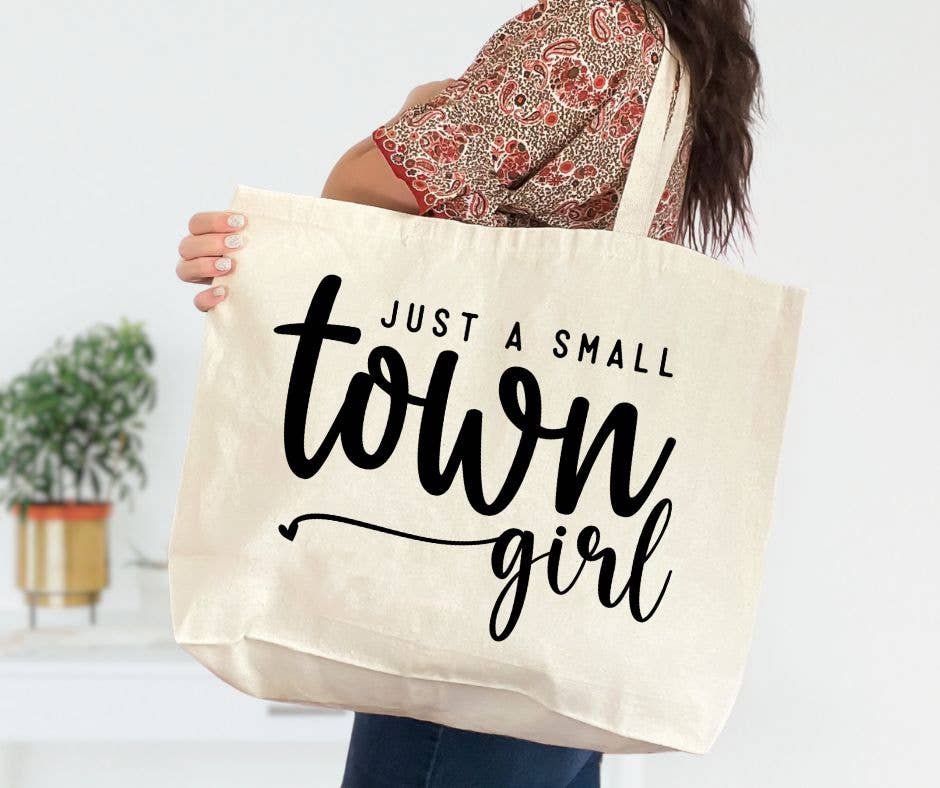 Moxie Brands - Wholesale Tote Bag - Women's - Just A Small Town Girl TOTE1