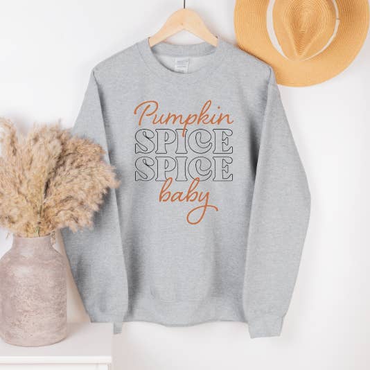 Pull bébé Pumpkin Spice pour la vente par Willow & Fleur UK