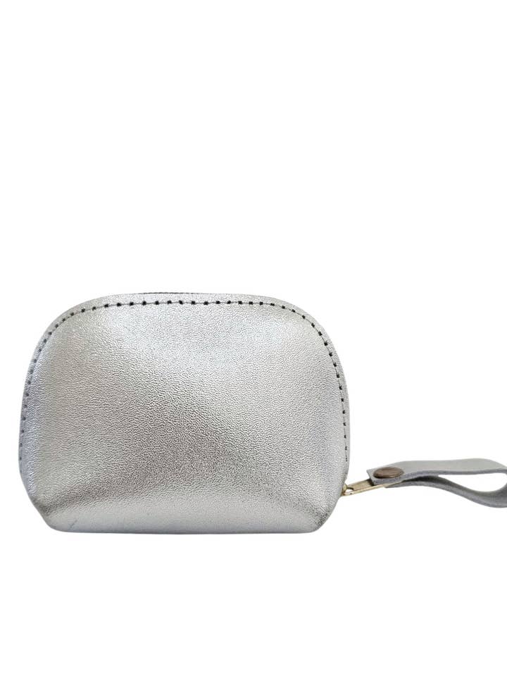 ReLeather Petite Pouch - Silver for wholesale by MAVIS BY HERRERA