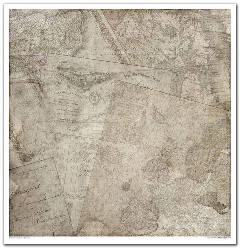 ITD Collection - Vendita all'ingrosso Scrapbooking - SLS-004 - set 11 pezzi x 310x320 mm / 12,2x12,6 in - 200 GSM5