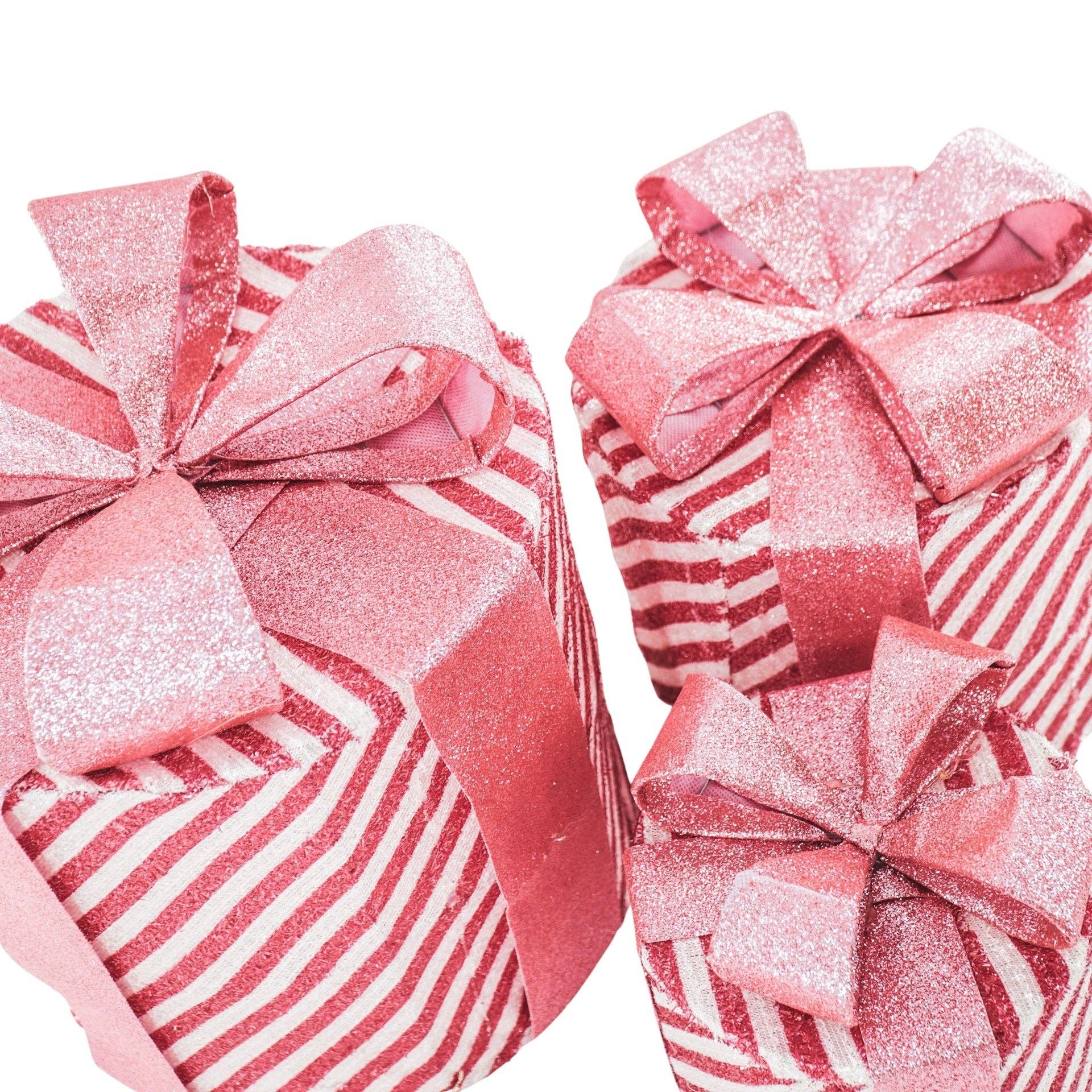 Housevitamin bv - Wholesale Christmas Decoration - Led Xmas Gift - S3 - Polysterene - Pink/White-15/20/25cm1