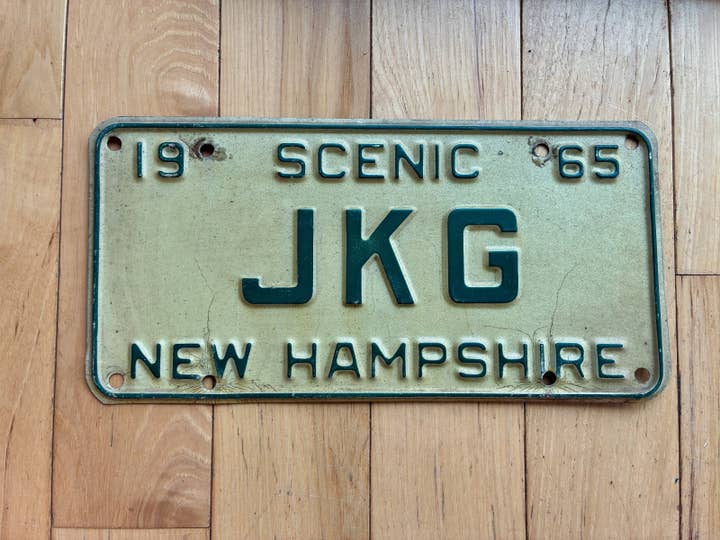 1965 New Hampshire Forfængelighedsnummerplade for engroshandel hos RusticPlates