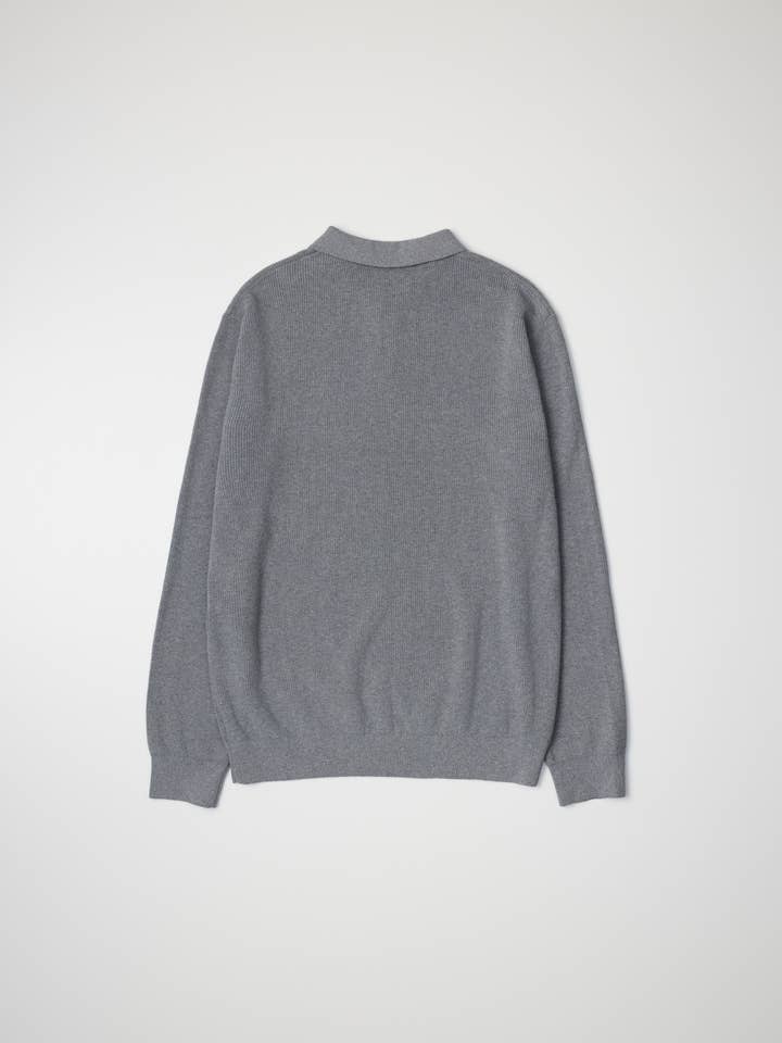 MOD REF - Wholesale Knit Sweater - Unisex - The Damien Sweater | Knit Polo Sweater Top10