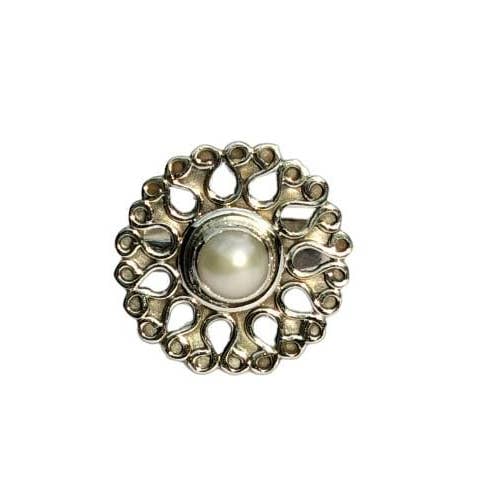 Anillo clásico y delicado de plata 925 hecho a mano con perlas de agua dulce para venta al por mayor de SILVER CAVE