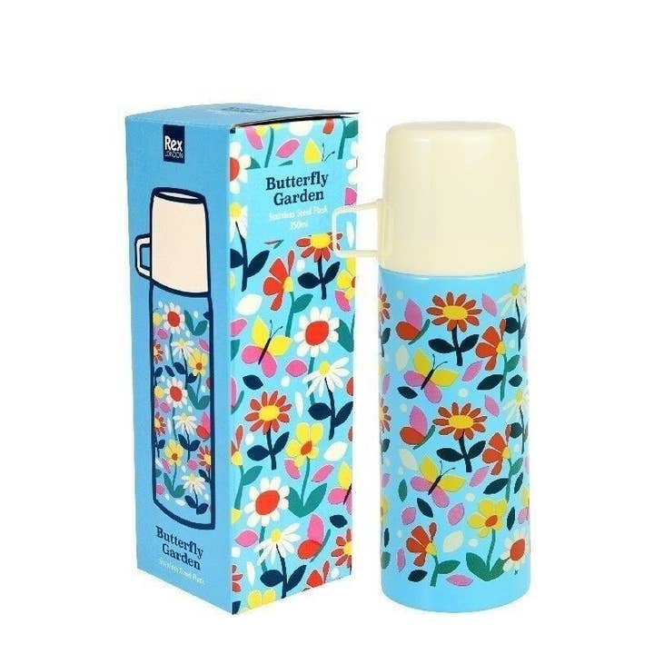Flask And Cup - Butterfly Garden for wholesale by Rex B2B - UK