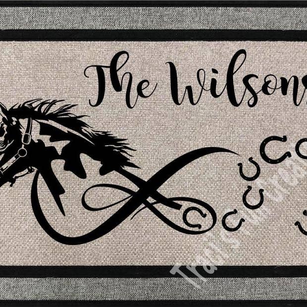 Horse Door Mat for wholesale by Traci's Fun Creations