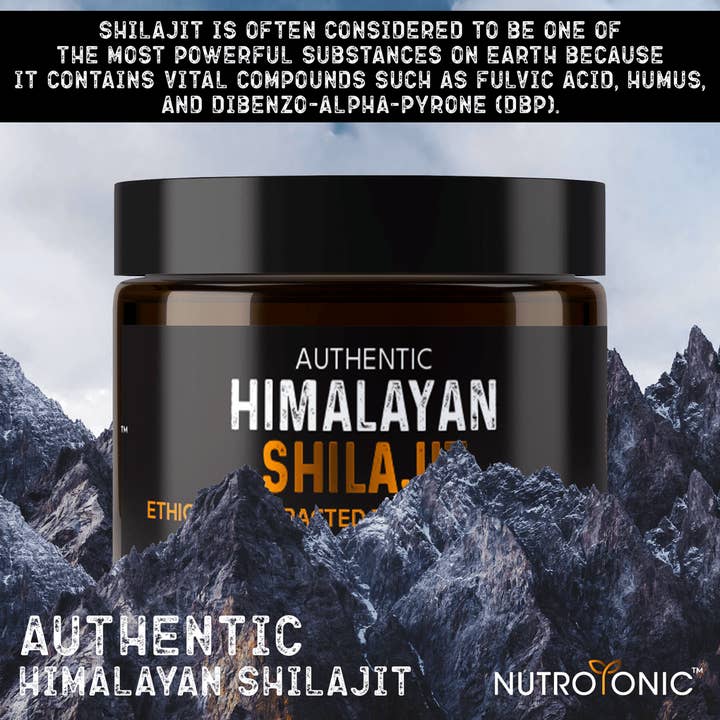 NutroTonic - Venta al por mayor Suplementos/vitaminas para beber - Resina orgánica auténtica de Shilajit® del Himalaya secada al sol durante 60 días6