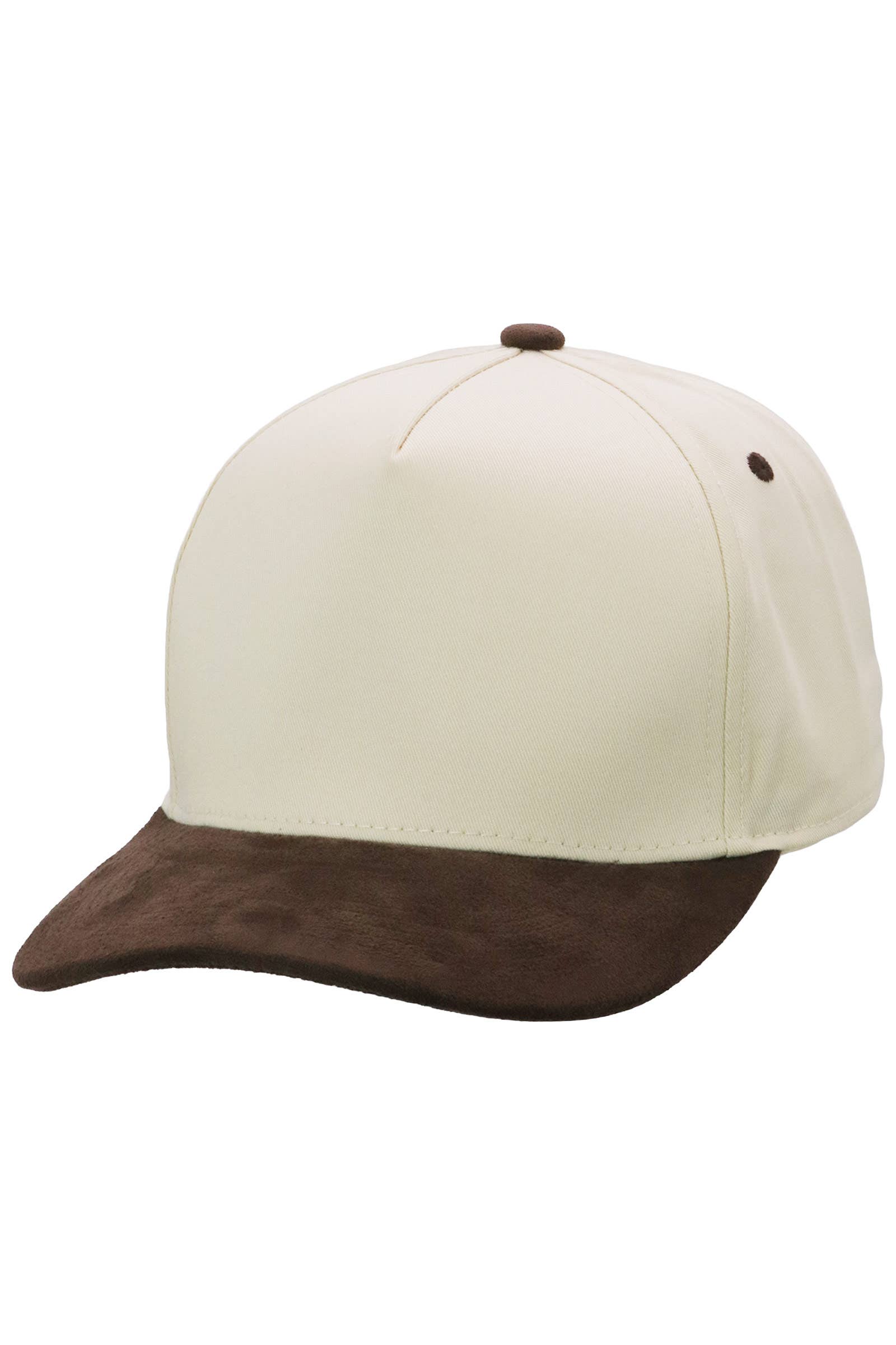Cap Zone – wholesale Baseball cap – Unisex – Vegan Suede 5 Panel Snap Back Baseball Cap5