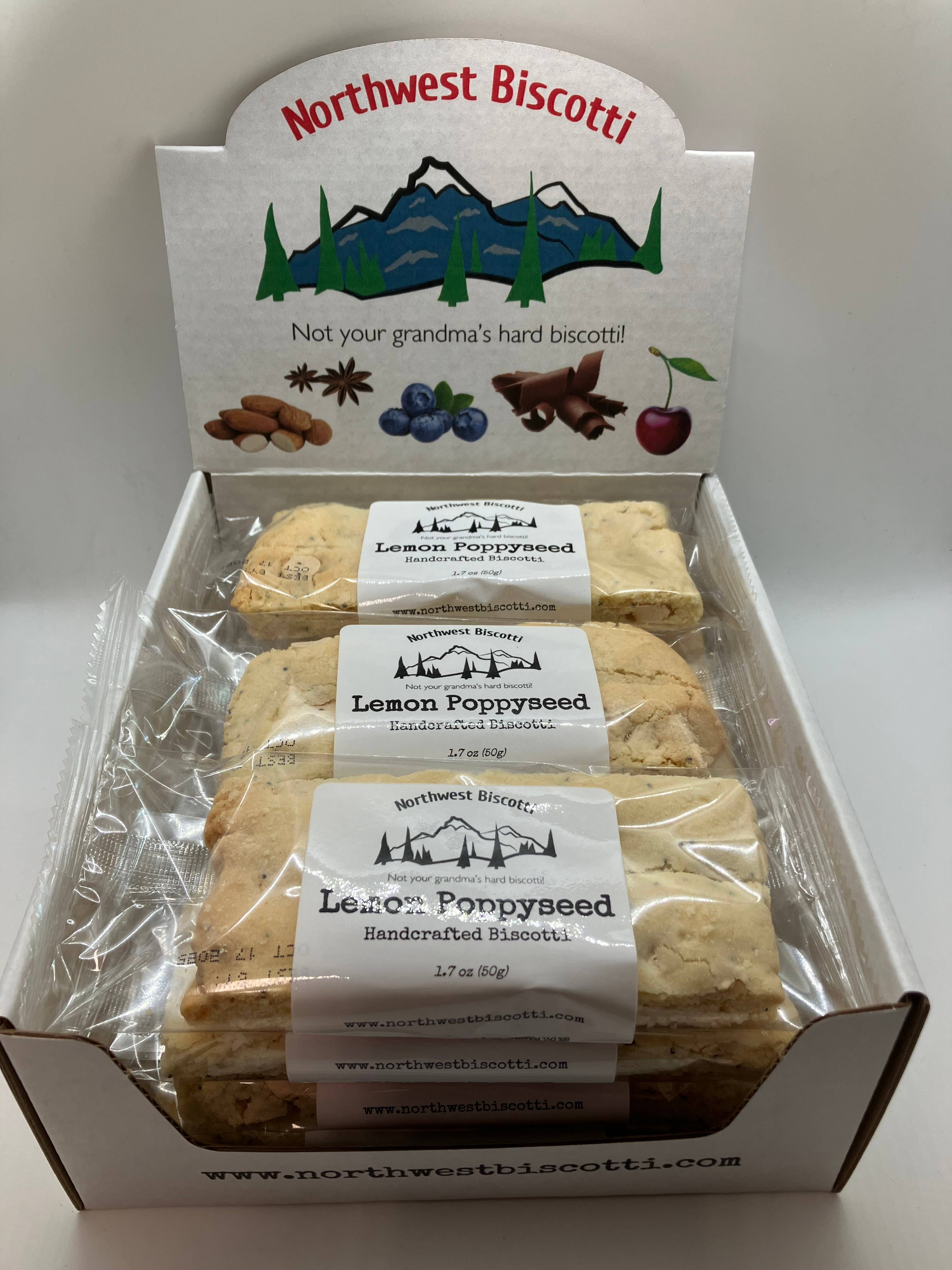 Northwest Biscotti, LLC - Wholesale Cookie - Lemon Poppyseed Biscotti1
